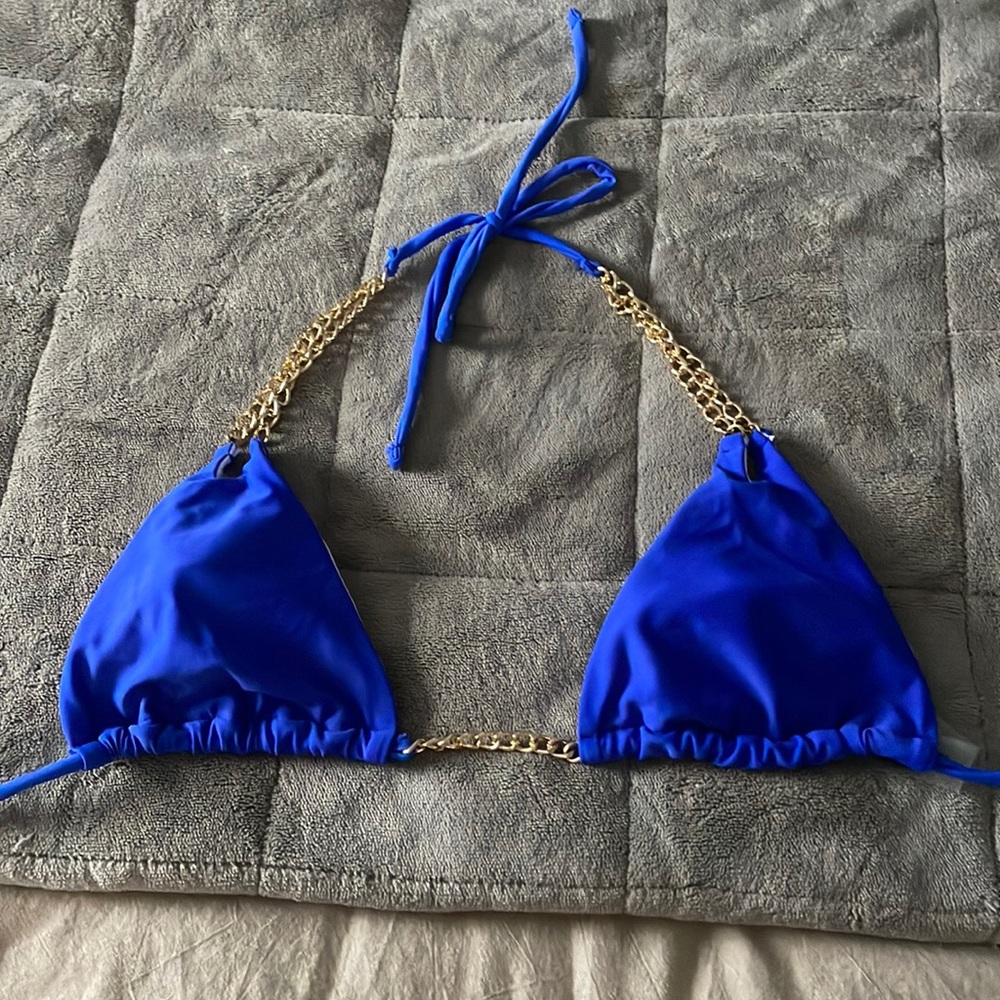 Blue Shein Bikini top (Never Worn)